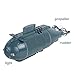 Mini Remote Control Submarine Boat, Vinmax Mini RC Water Boat Toy Plastic Race Boat Model Ship Electronic Waterproof Diving in Pools Lake Ponds Toy Gift (Blue)
