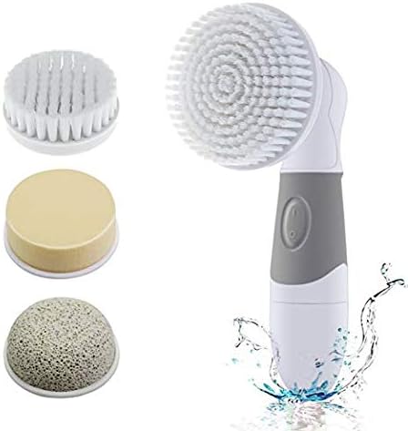Spin Brush Face Cleaner - 8 Speed Facial Cleansing 4 in 1 Set to Achieve Radiant Skin Reducing Fine Lines and Wrinkles with Daily Usage. Discover Your Youthful Advantage Soft Skin You Will Love.