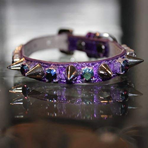 amethyst cat collar