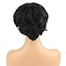 Dreambeauty Brazilian Full Human Hair Short Wigs for Black Women Pretty Wave Natural Black Color