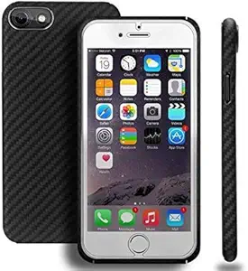 Iphone 8 Case Aramid Fiber 100% Minimalist, Bulletproof Iphone 8 Case Made of Kelvar Fiber Armor Material, Ultra Slim Lightweight Case, Snap-on Case for iPhone 8 with Omnidirectional Protection