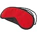 OptiSex Satin Luxe Double Strap Blindfold Eye Mask, Romantic Red