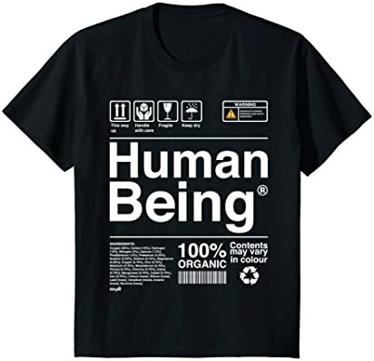 Kids Human Being Science Ingredients tshirts 6 Black