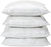 Amazon Basics Pillow Insert - 26-Inch Square, 4-Pack
