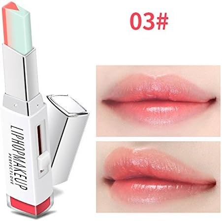 Fuhaoo Two-tone Tint Lip Bar Long Lasting Lipstick Lip Balm 2g - 8 Color Choose (#3)