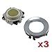Premium GTMax 3 Replacement Trackballs for BlackBerry 8350i Curve Nextel / 8110 Pearl / 8330 Curve / 8120 Pearl / 8130 Pearl / 8310 Curve / 8320 Curve / 8820 / 8300 Curve / 8830 / 8800 / 8100 Pearl
