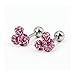 Bonnie Cute Mouse Crystal Rhinestone Girl's Screwback Stud Earrings
