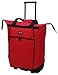 Olympia U.S.A. Rolling Shopper Tote,Red,One Size