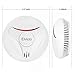 Elvicto 2 Pack Photoelectric Smoke Detector Sealed-in 10 Year Lithium, Battery-Operated Fire Alarm for Home