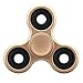 EDC Fidget Spinner, Hand Tri-Spinner Fidget Stress Relief Toys for Adults and Kids, All-in-one Design High Speed Ceramic Bearing 2-3 Min Spins,Relieves your ADD ADHD Autism Anxiety Boredom Matt Gold