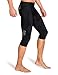 SKINS Men's A400 Compression 3/4 Tights, Black, Large