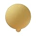 Restaurantware 3 Inch Mini Cake Boards, 200 Round Single Portion Cake Boards - Built-In Tab, For Dessert Displays, Gold Paper Small Cake Boards, Recyclable, Multi-Functional