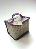 New 12-Bottle Essential Oil Travel/Carrying Case (Sand/Purple)