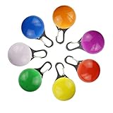 Aidle Pet Collar Lights, Blinker Waterproof LED Dog & Cat Collar Charms Safety Weather Resistant Light up, ID Tags, Designed for Night Walking(Pack of 7)