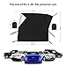 Whew Car Windshield Snow Cover, 81''x60'' Waterproof Frost Guard Winter Windshield Snow Ice Cover with Side Mirror Covers, Windproof Summer Windshield Sun Shade Fits Most Cars, SUVs, Minivans