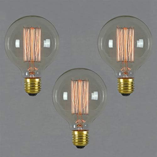 Vintage Edison Light Bulb 60w - Squirrel Cage Globe 80mm E27 ES Dimmable - The Retro Boutique ® (3)