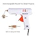 BSTPOWER 100W 2T Mini Hot Glue Gun with Flexible Trigger High Temp Overheating Protection for DIY or craft, Melting Glue Gun with Three Nozzles