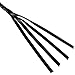 BESTOYARD 5.2ft Black Whip Catwoman Whip Costume Decor Accessories