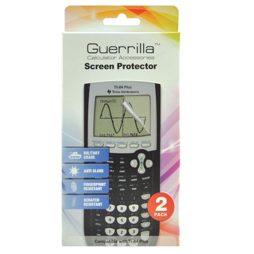 image for Guerrilla Military Grade Screen Protector 2- Pack For Texas Instrument