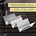 4 Pack - Stylish Stainless Steel Taco Holder Stand, Taco Truck Tray Style, Rack Holds Up to 3 Tacos Each, Oven Safe for Baking, Dishwasher and Grill Safe, 4