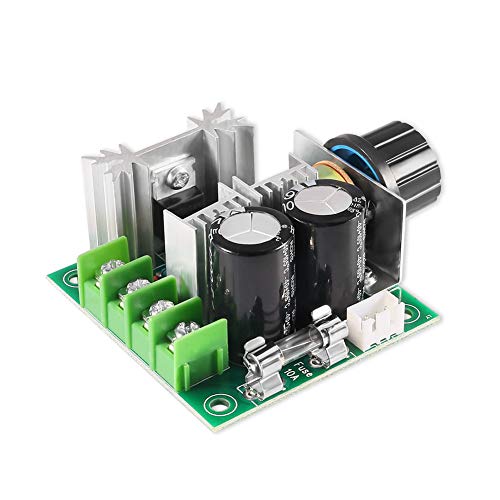 12V-40V 10A PWM DC Motor Speed Controller, High Torque & Low Heat Radiation Frequency Controller with Knob-High Efficiency, Variable Speed Regulator Governor Switch