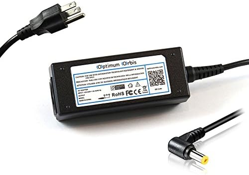 Optimum Orbis Ac Adapter for Acer Aspire One AOD255E D255E-13633 D255E-1482 D255E-1802 D255E-1853 ; AOD257 D257-13478 D257-13608 D257-13Dkk D257-1671 D257-1806