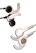 Far End Gear BudLoks Earphone Sport Grips for in-Ear and Ear Canal Earbuds, Clear