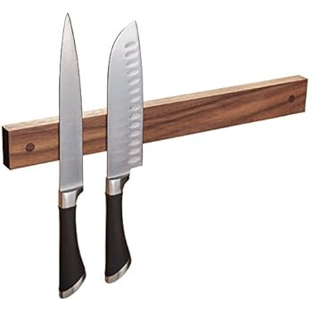 Powerful Magnetic Knife Strip, Holder Made in USA (Walnut, 16 inches)