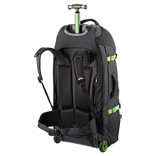 kathmandu hybrid 70l backpack harness wheeled luggage trolley v3
