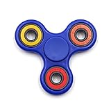 NEWBEA Hand Spinner Tri-Spinner Fidget Spinner Toy Stress Reducer (Three wings Blue color)