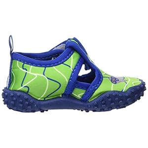 Playshoes Unisex Kinder Badeschuhe mit Uv-schutz Aqua Schuhe Robbe, Blau Grün, 22/23 EU 20 Schnorchelmasken 41cyf4bSuVL. SS300 Obermaterial: Synthetisch
Innenmaterial: Ohne Futter
Sohle: Gummi