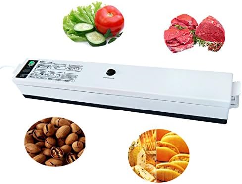 Vacuum Sealer Machine,TOOC Automatic Vacuum Sealing System for Food Meat Vacuum Sealer Packing Machine Home Small Compact Design Vacuum Packing System in The Kitchen Simple and Convenient,Black