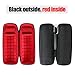 co2CREA Hard Travel Case Replacement for Ultimate Ears UE Boom 4 / Boom 3 Portable Bluetooth Wireless Speaker (Black Case + Inside Sunset Red)