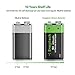 Enegitech 9V Lithium Battery, 9 Volt Battery 1200mAh Non-Rechargeable for Smoke Detector, Fire Alarm, Carbon Monoxide Detector, Metal Detector (9V 8 Pack)