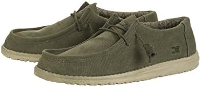 HEY DUDE Wally Canvas Men | Army (11098005) (10-Men) (13-Men)