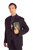 Forum Novelties Men's Priest Costume Shirt Front with Collar