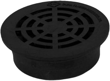 4" Round Drainage Grate - Black