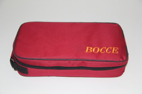 73mm Metal Bocce/Petanque Set with red bag - single by BuyBocceBalls