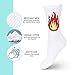 Funny Socks Women’s Crew Socks 4 Pair Crazy Socks For Women Printed Patterned Colorful