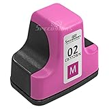 Speedy Inks - Remanufactured Replacement Ink Cartridge for Hewlett Packard C8772WN (HP 02) Magenta