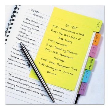 Redi Tag 29500 4inch X 6inch Divider Notes Neon Colors 2 pack