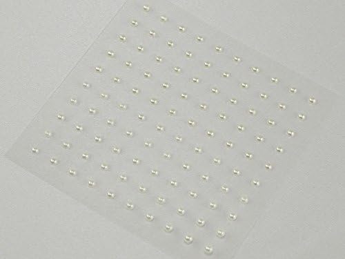 3mm Self Adhesive Flat Backed Craft Pearls - Wedding - per pack of 100