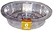 Plant Pot Saucers Clear Plastic Indoor Outdoor Garden Assorted Sizes 13-pc Set