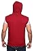 Mens Hooded Sweatshirt - Adult Zipper Short Sleeve hoodie for Men (Medium)