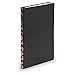 Samsill Vintage Hardcover Notebook, 200 Lined Notebook Pages, Black, 5.25 x 8.25 Inch