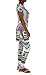 Inorin Women African 2 Pieces Set Geometric Printed Outfit Dashiki dress and Long pants, White, XX-Large