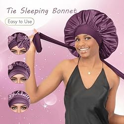 BONNET QUEEN Large Satin Bonnet Silk Bonnet for