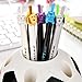 Leinuosen 14 Pieces Cartoon Gel Pen with Cat Dog Shape Decoration Roller Ball Pen Stationery Office Supplies for Writing