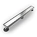 Neodrain 24-Inch Linear Shower Drain- with 2-in-1 Flat & Tile Insert Cover, Brushed 304 Stainless Steel Rectangle Shower Floor Drain,Floor Shower Drain