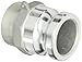 Dixon G200-F-AL Aluminum A380 Global Type F Cam and Groove Hose Fitting, 2" Plug x 2" NPT Male primary